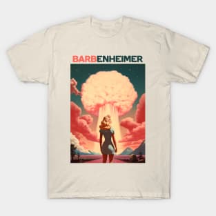 Barbie x Oppenheimer | Barbenheimer retro mashup T-Shirt